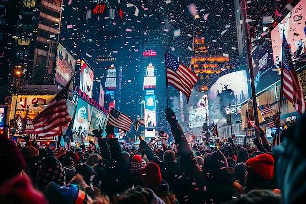 New Year's Eve in New York - Times Square &