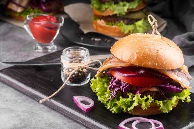 The signature burgers, toppings, and buns that define flavor