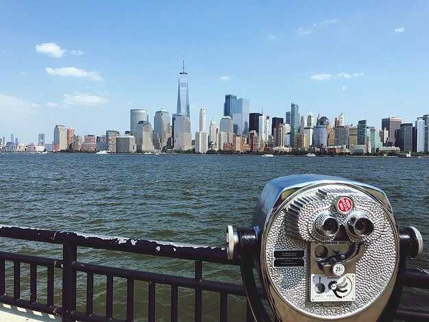 Composition tricks for blending old and new city silhouettes in a single frame